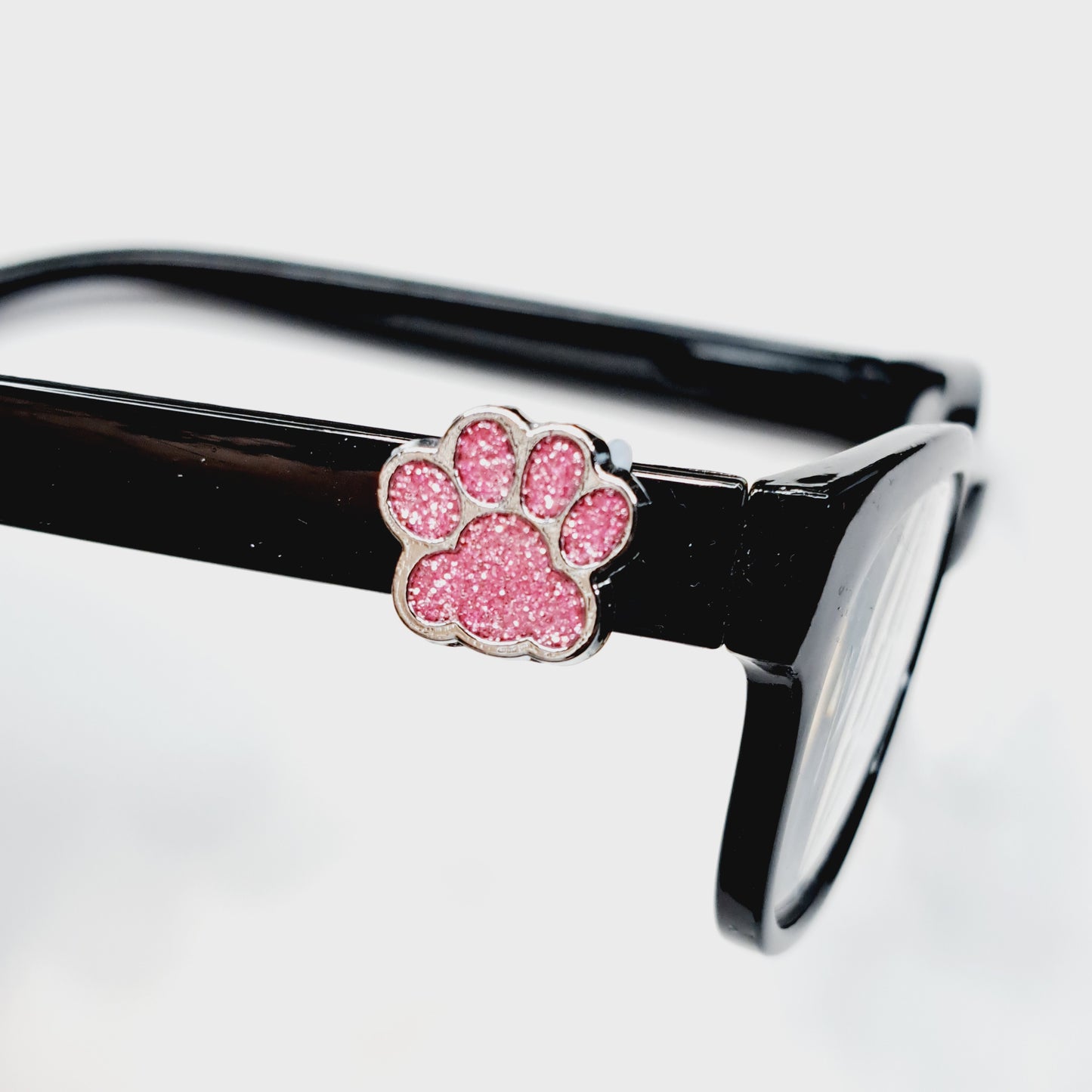 Pink Sparkle Pawprint Cat Dog EyeDeco