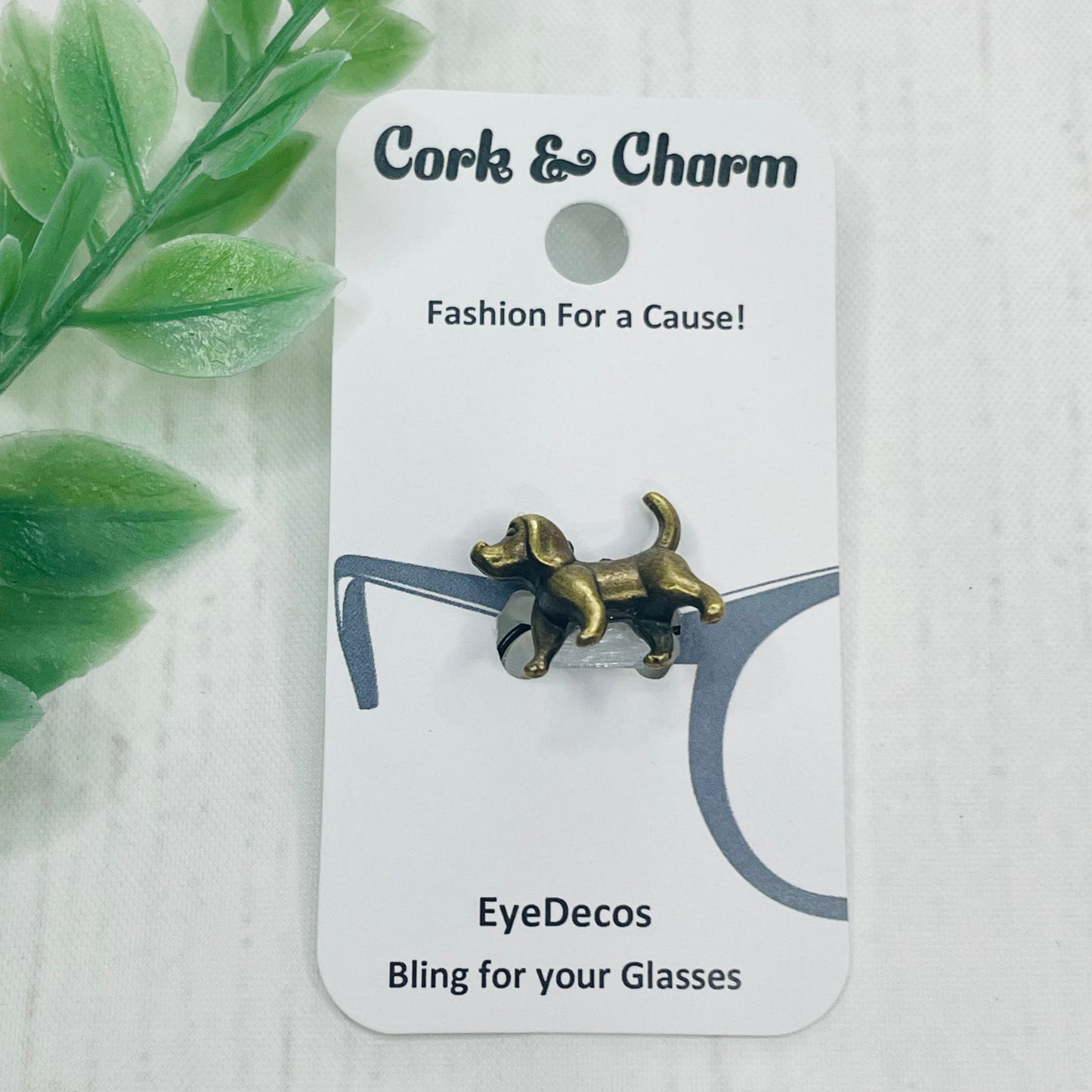Bronze Gold Dog EyeDeco
