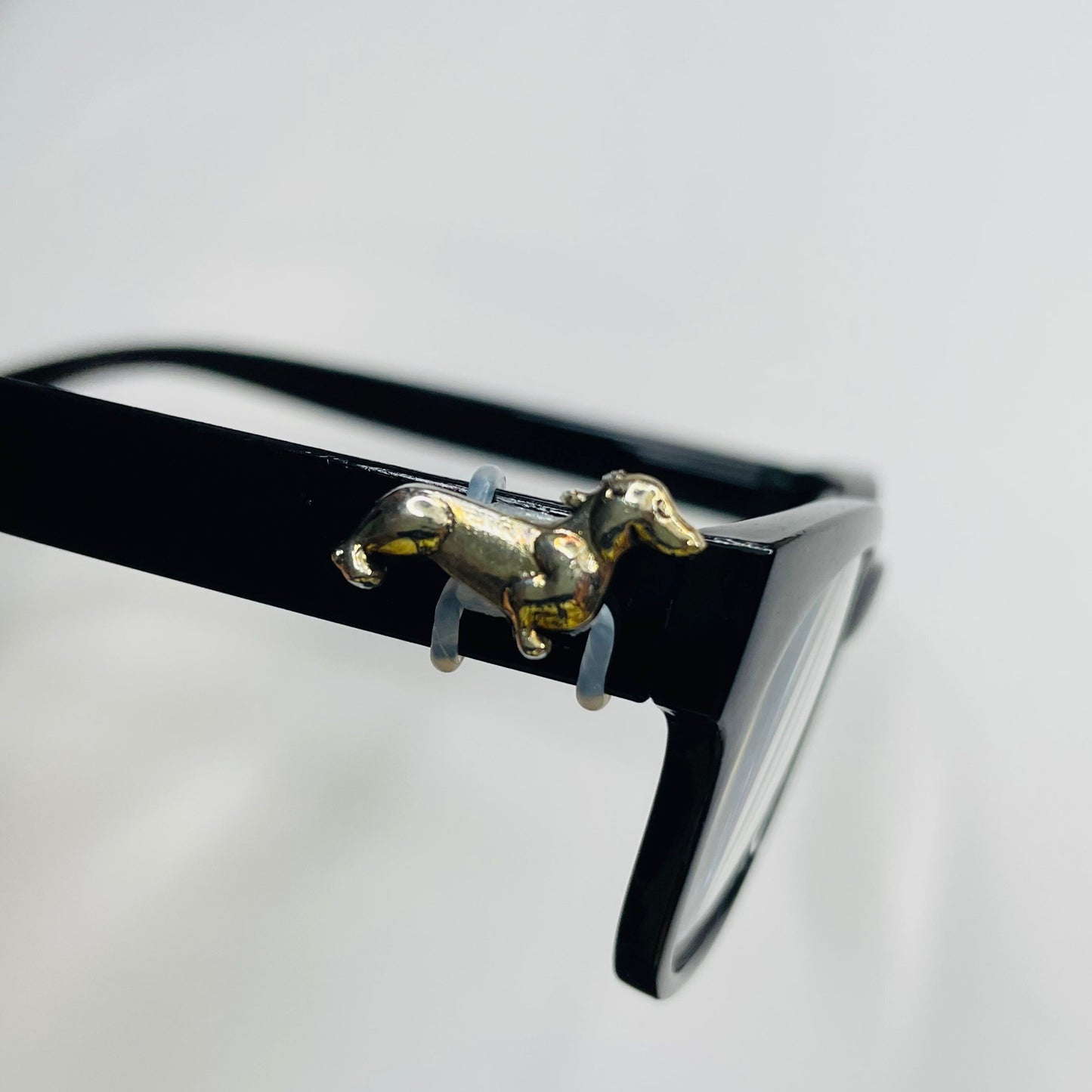 Silver Dachshund Dog EyeDeco