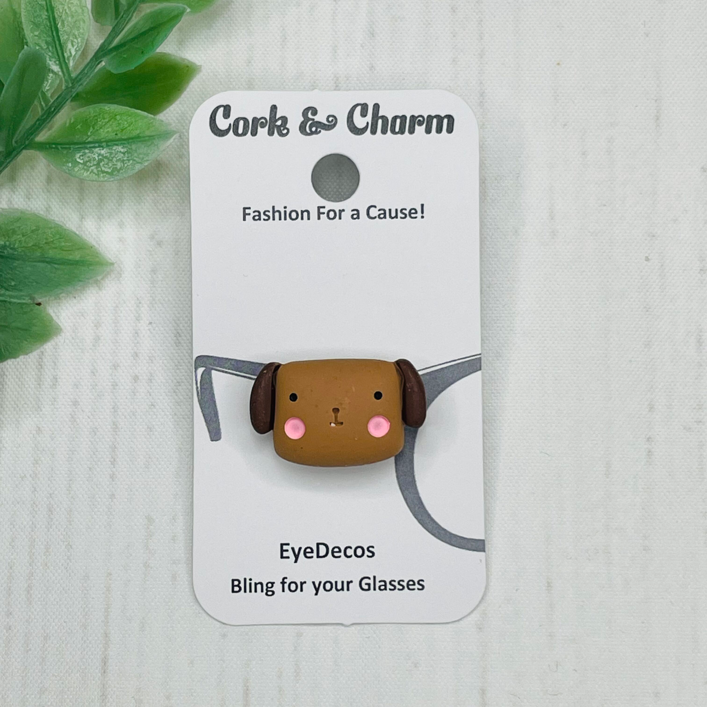 Brown Dog Resin EyeDeco
