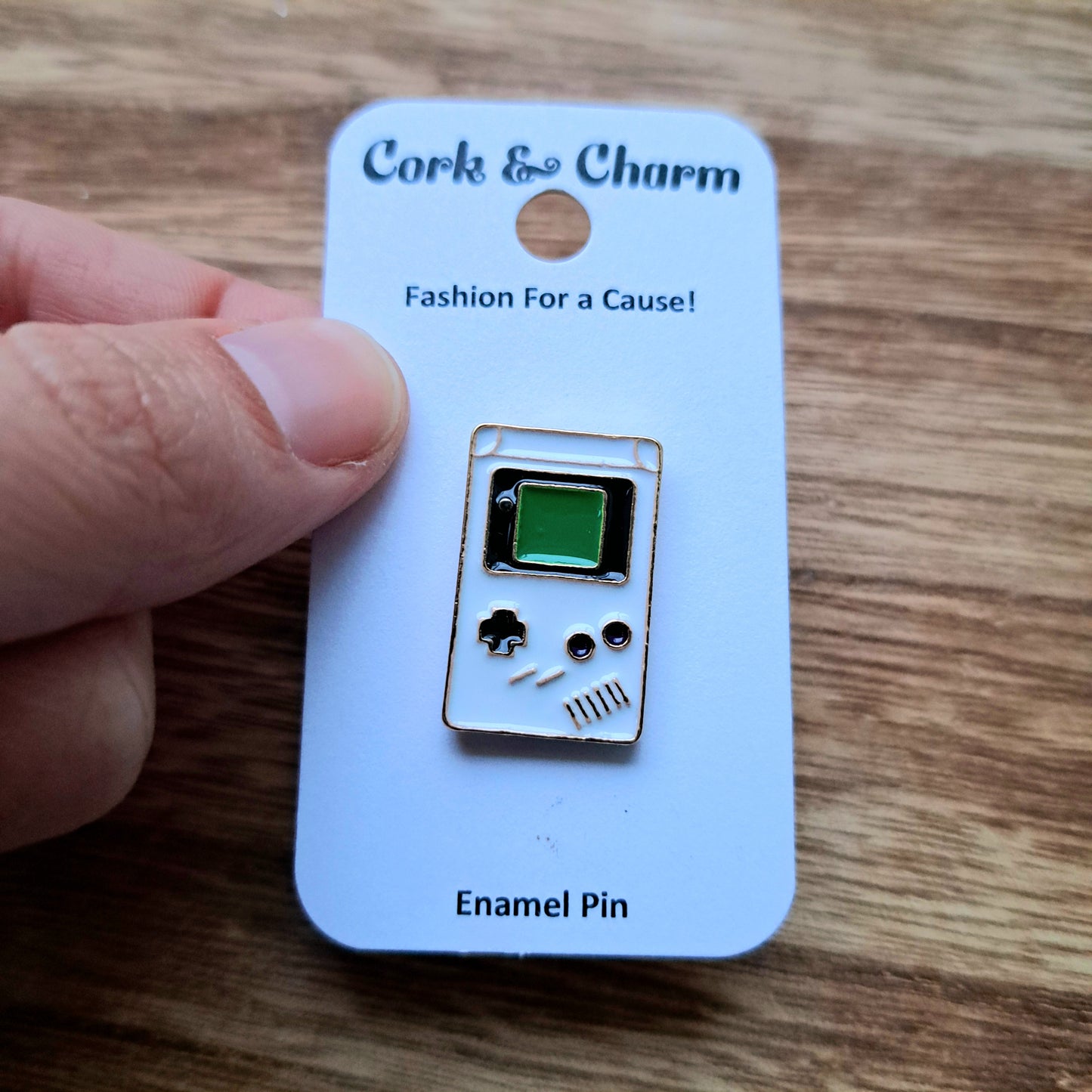Retro Handheld Game Boy Enamel Pin