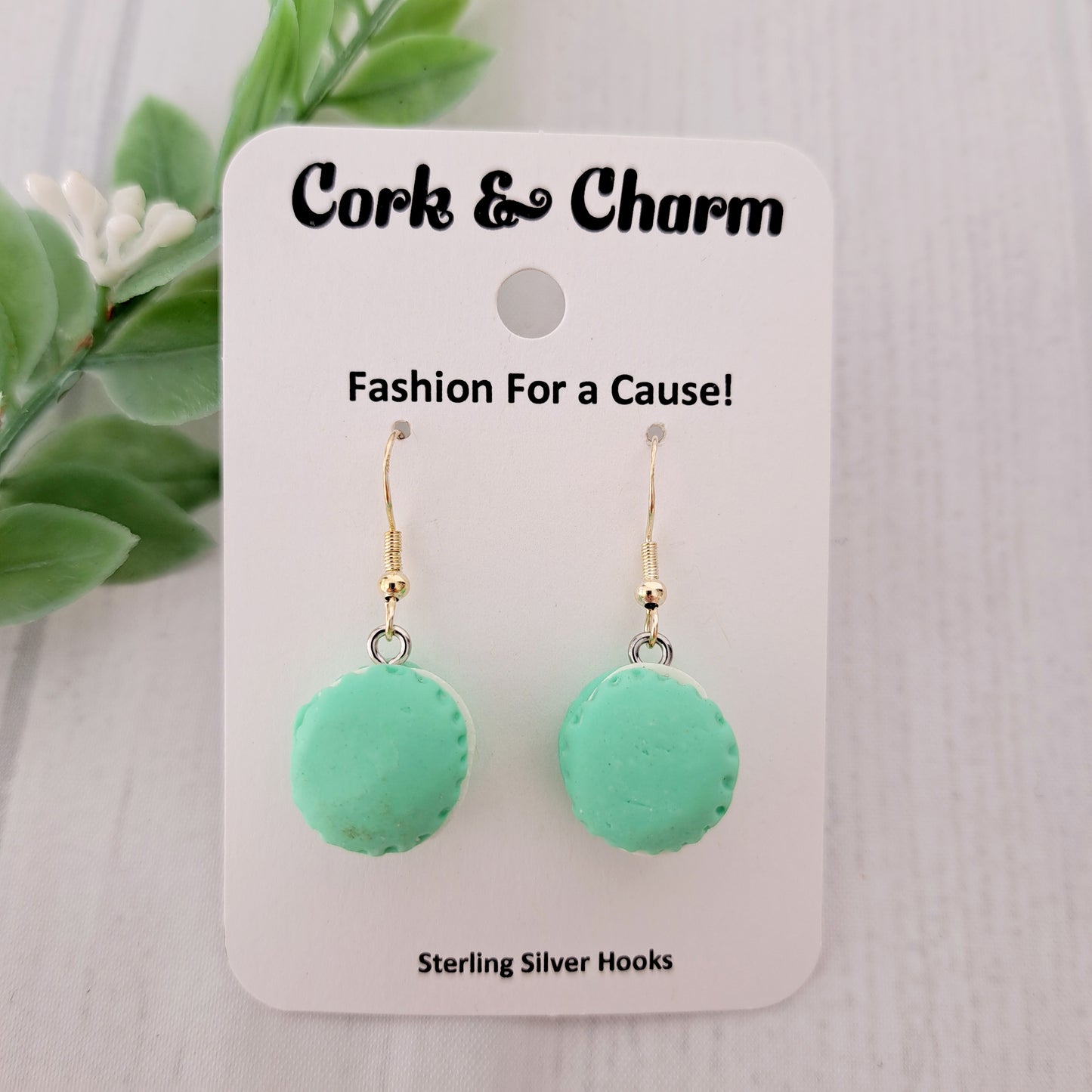 Macaron Sterling Silver Earrings