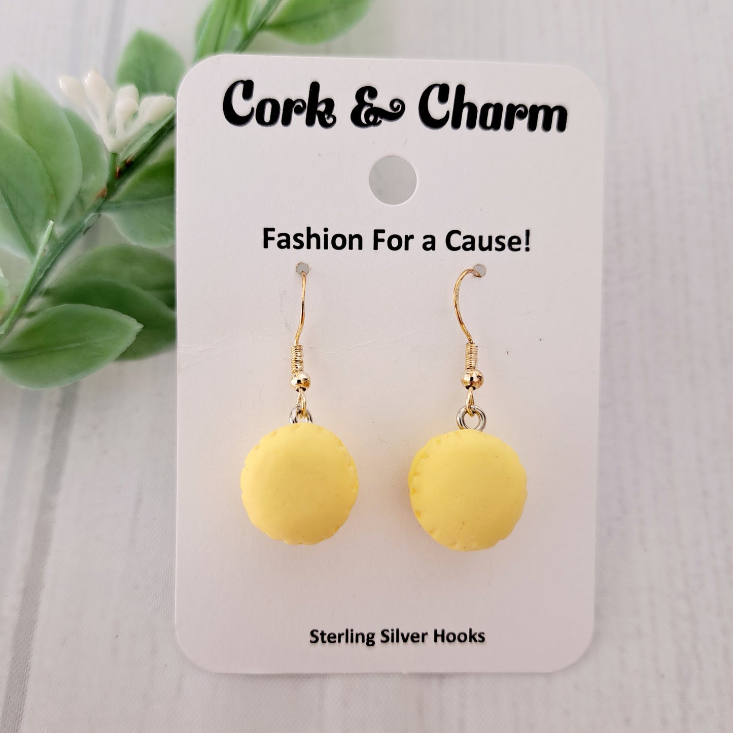 Macaron Sterling Silver Earrings