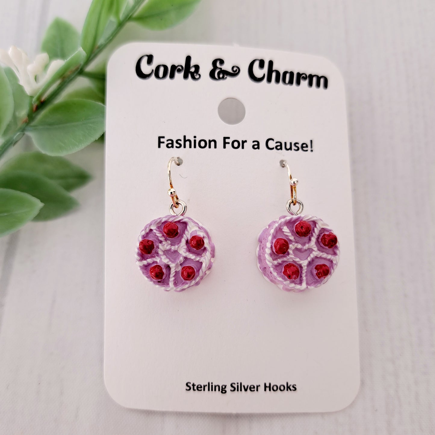 Cake Sterling Silver Earrings