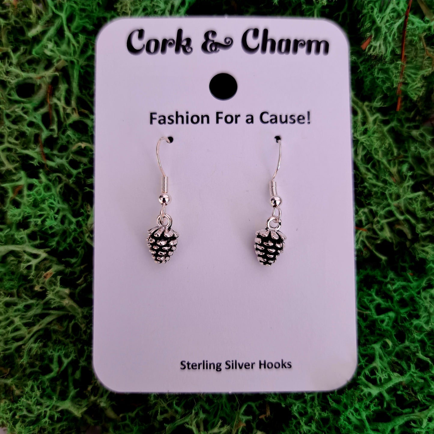 Mini Silver Acorn Sterling Silver Earrings