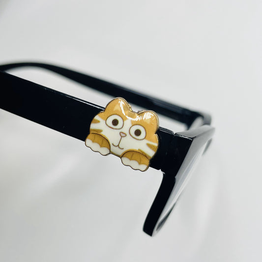 Orange and White Cat Head with Paws EyeDeco