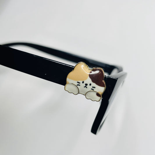 Calico Cat Head with Paws EyeDeco