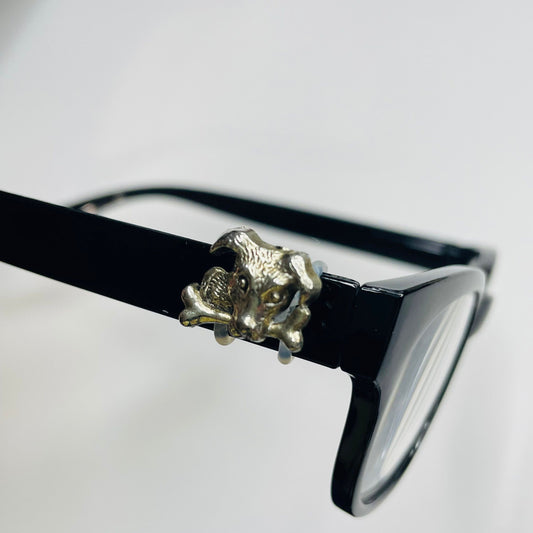 Silver Dog and Dog Bone EyeDeco
