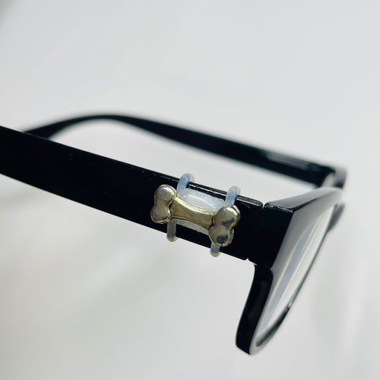 Silver Dog bone EyeDeco