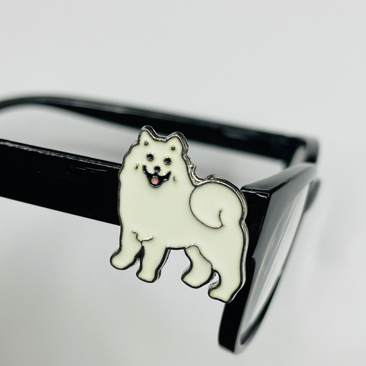 Akita Dog Plated Enamel EyeDeco