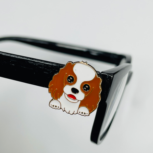Cocker Spaniel Dog Plated Enamel EyeDeco