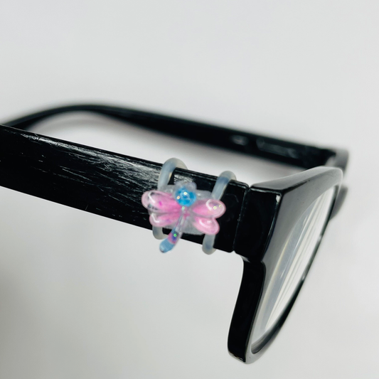 Pink and Blue Dragonfly Resin EyeDeco