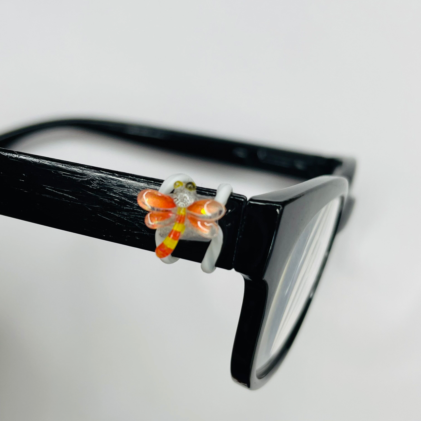 Orange Dragonfly Resin EyeDeco