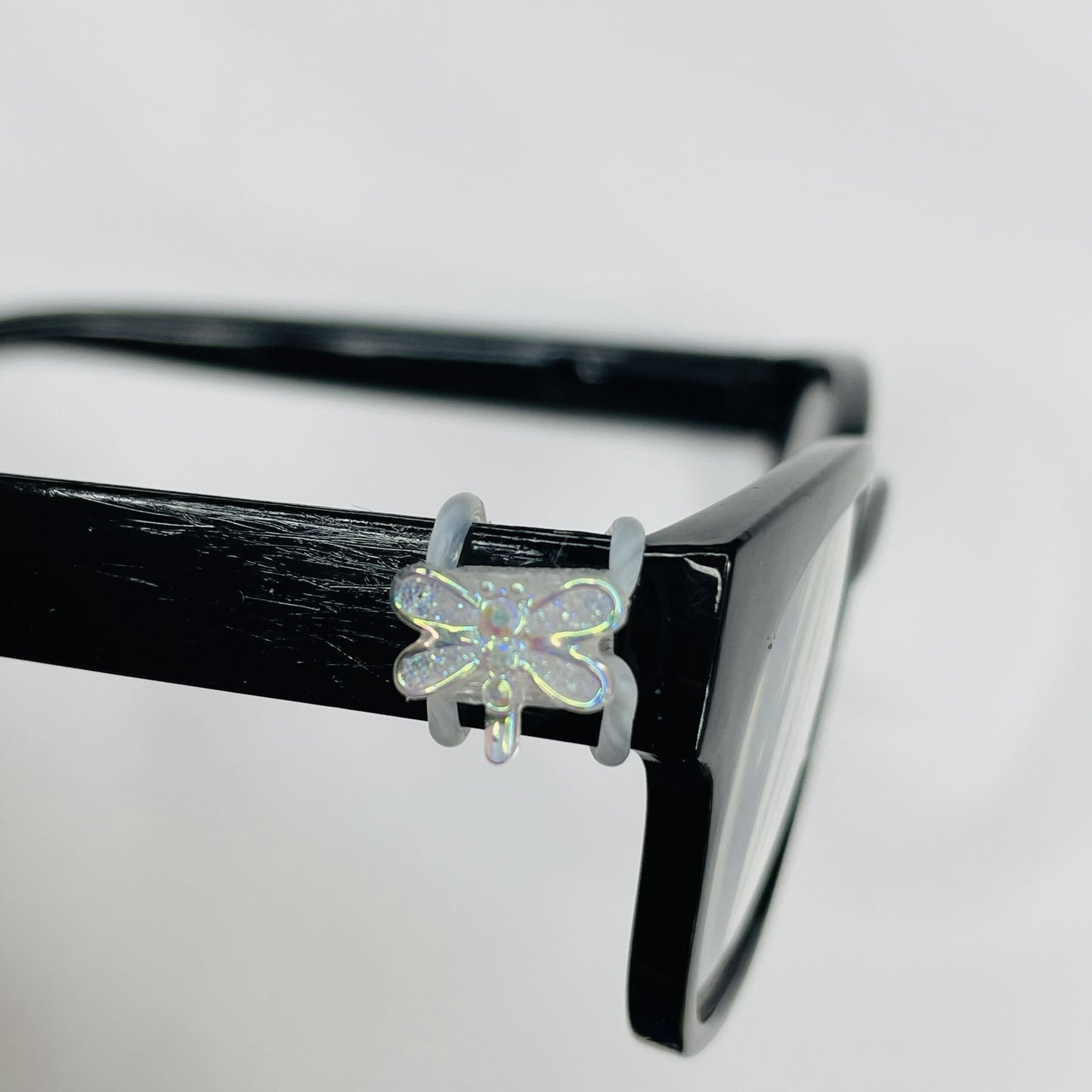 White Translucent Dragonfly EyeDeco