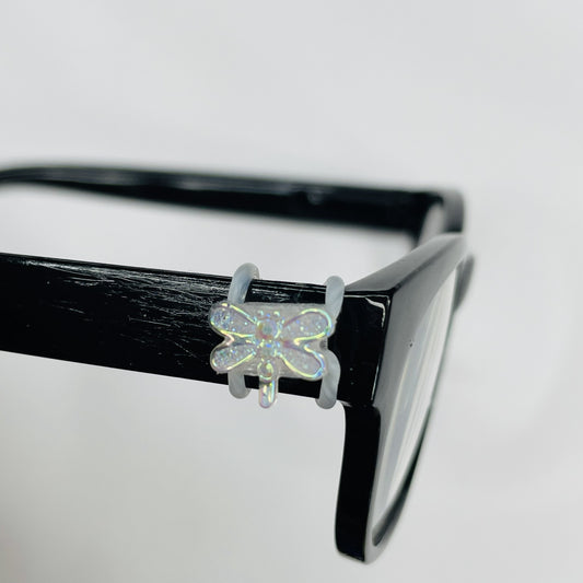 White Translucent Dragonfly EyeDeco