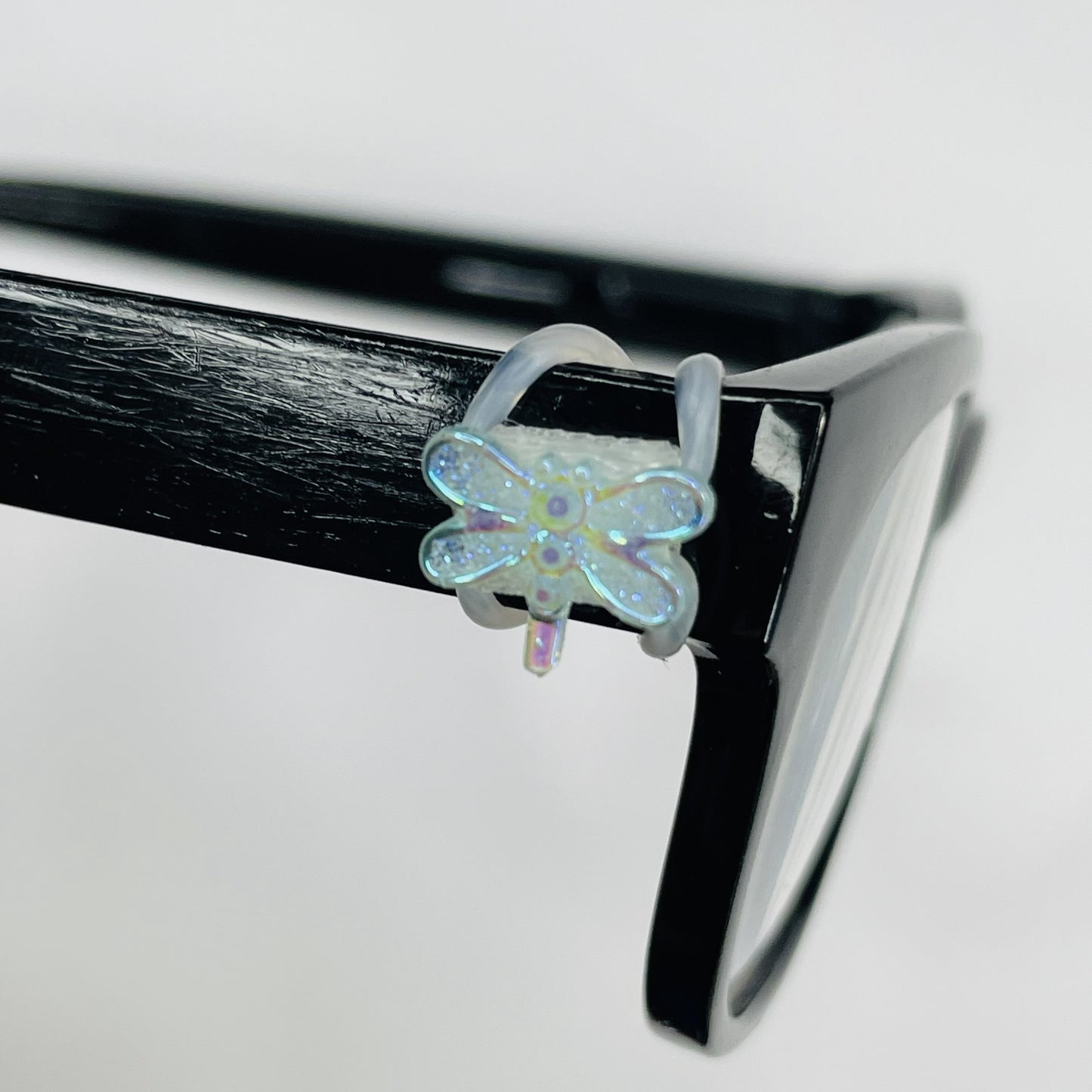 Blue Translucent Dragonfly EyeDeco
