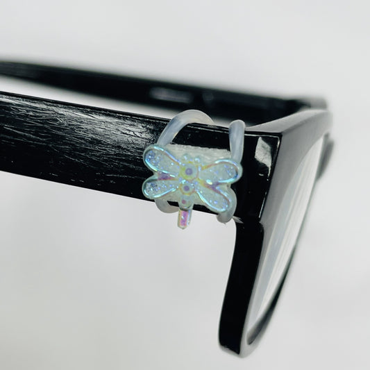 Blue Translucent Dragonfly EyeDeco