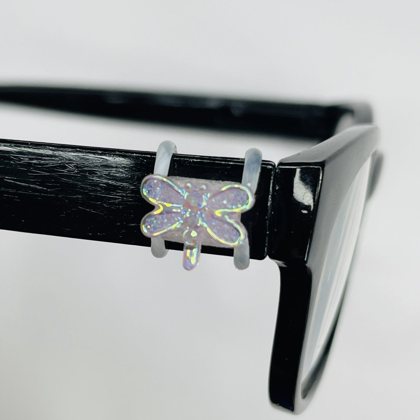 Purple Translucent Dragonfly EyeDeco