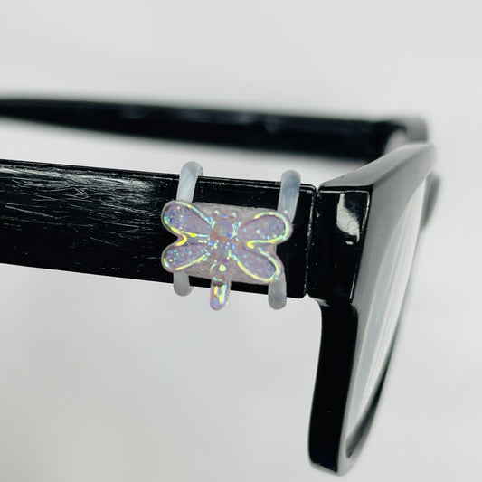 Purple Translucent Dragonfly EyeDeco