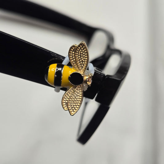 Gold Bee Enamel EyeDeco
