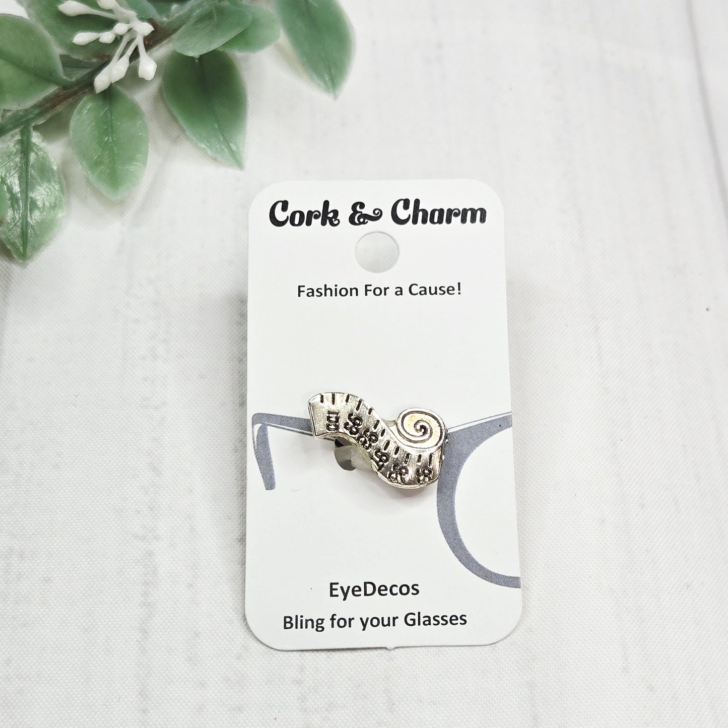 Silver Tape Measure Metal EyeDeco