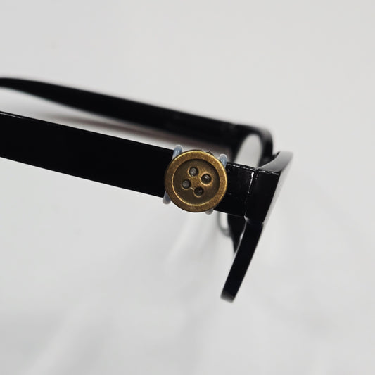 Antique Gold Button Metal EyeDeco