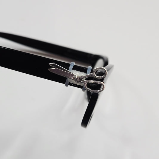 Silver Scissors Metal EyeDeco