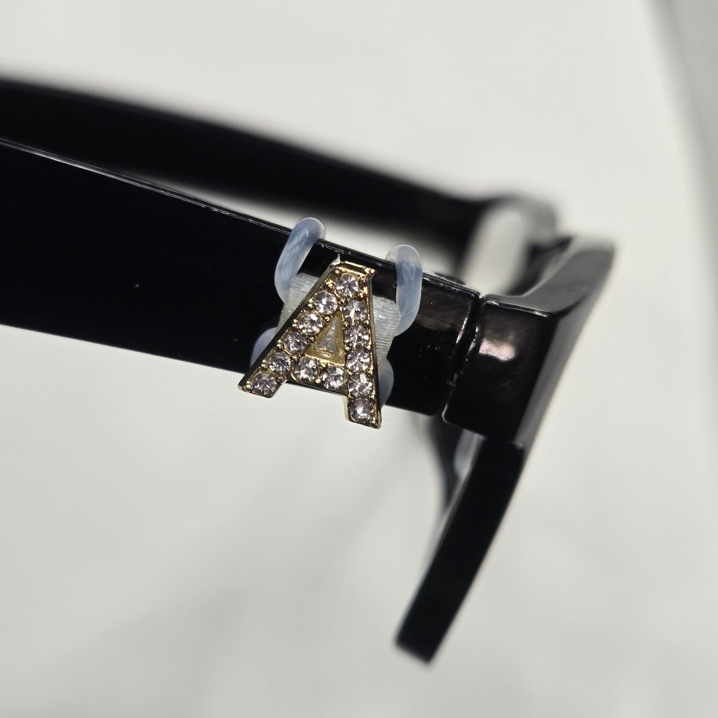 A Initial Rhinestone Bling EyeDeco