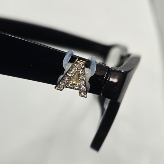 A Initial Rhinestone Bling EyeDeco