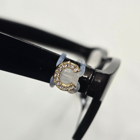 C Initial Rhinestone Bling EyeDeco