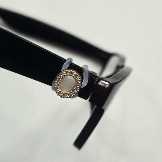 O Initial Rhinestone Bling EyeDeco