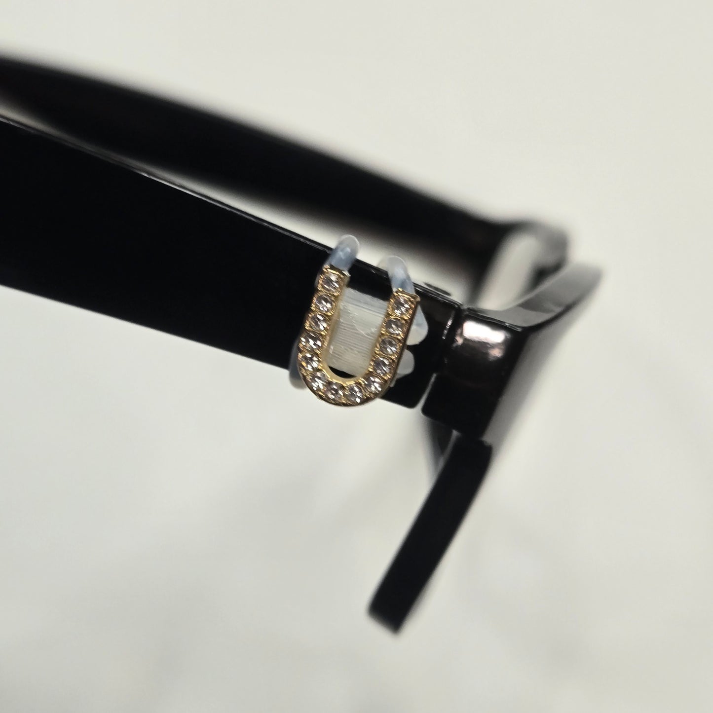 U Initial Rhinestone Bling EyeDeco