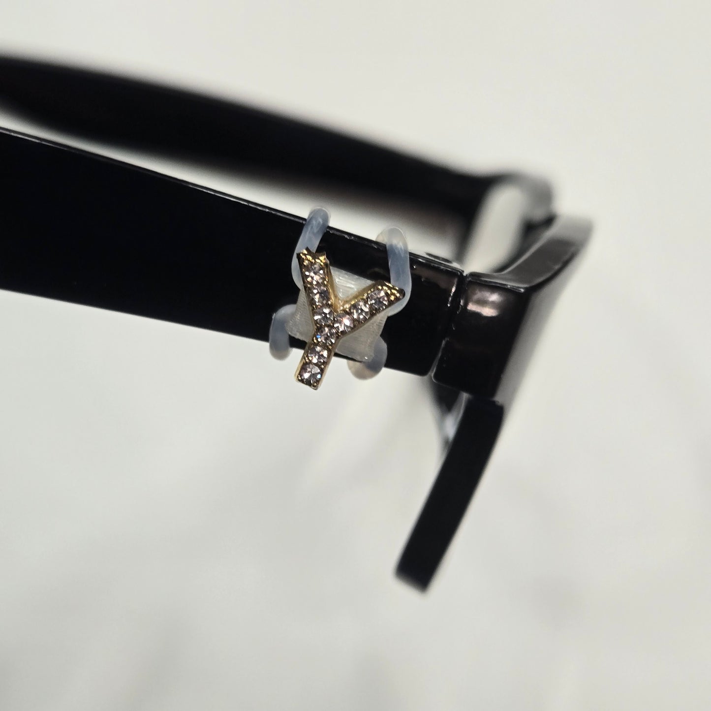 Y Initial Rhinestone Bling EyeDeco
