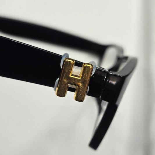 H Initial Gold EyeDeco