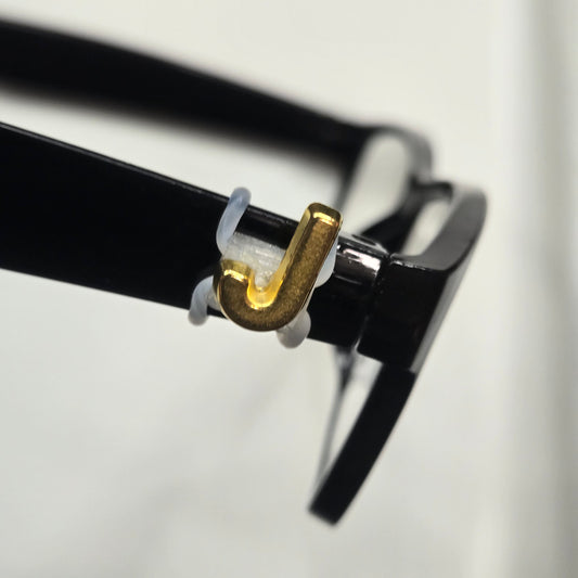 J Initial Gold EyeDeco