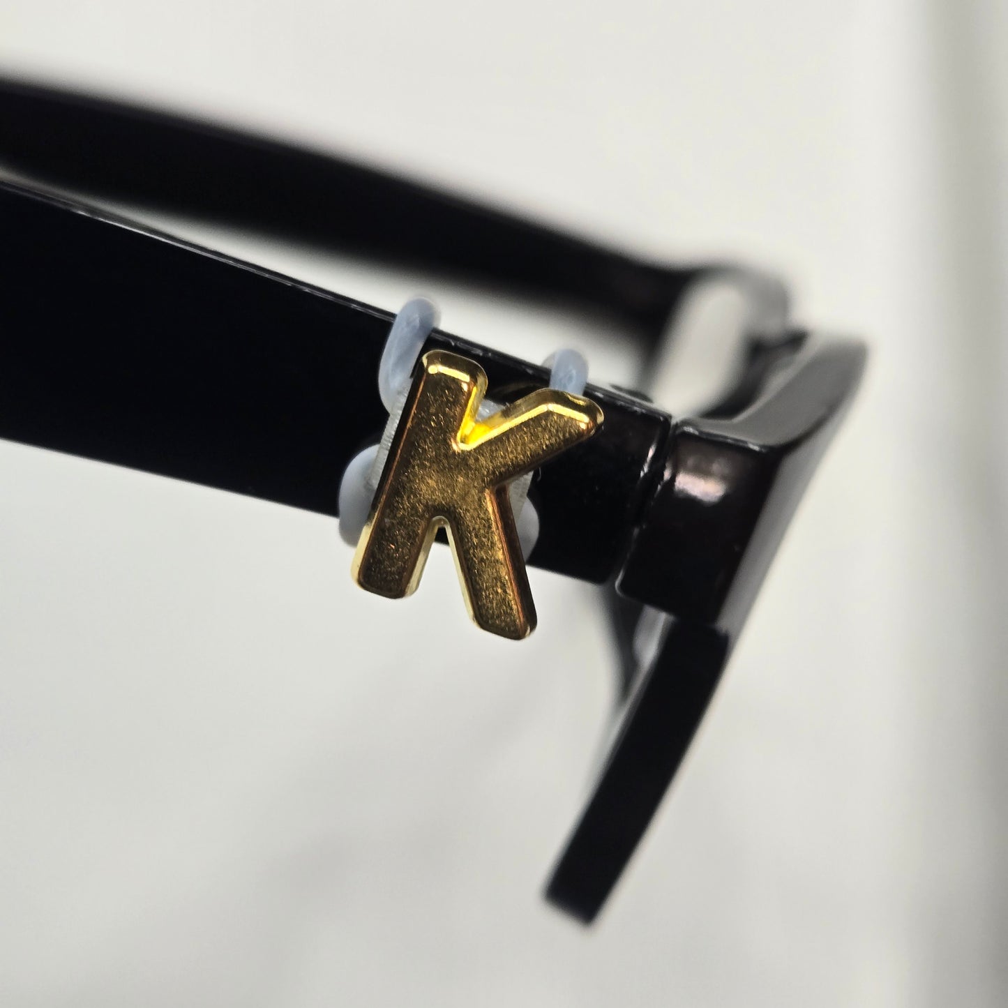 K Initial Gold EyeDeco