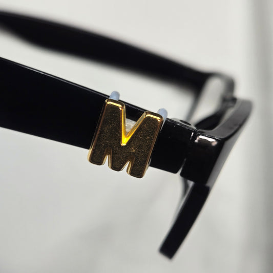 M Initial Gold EyeDeco