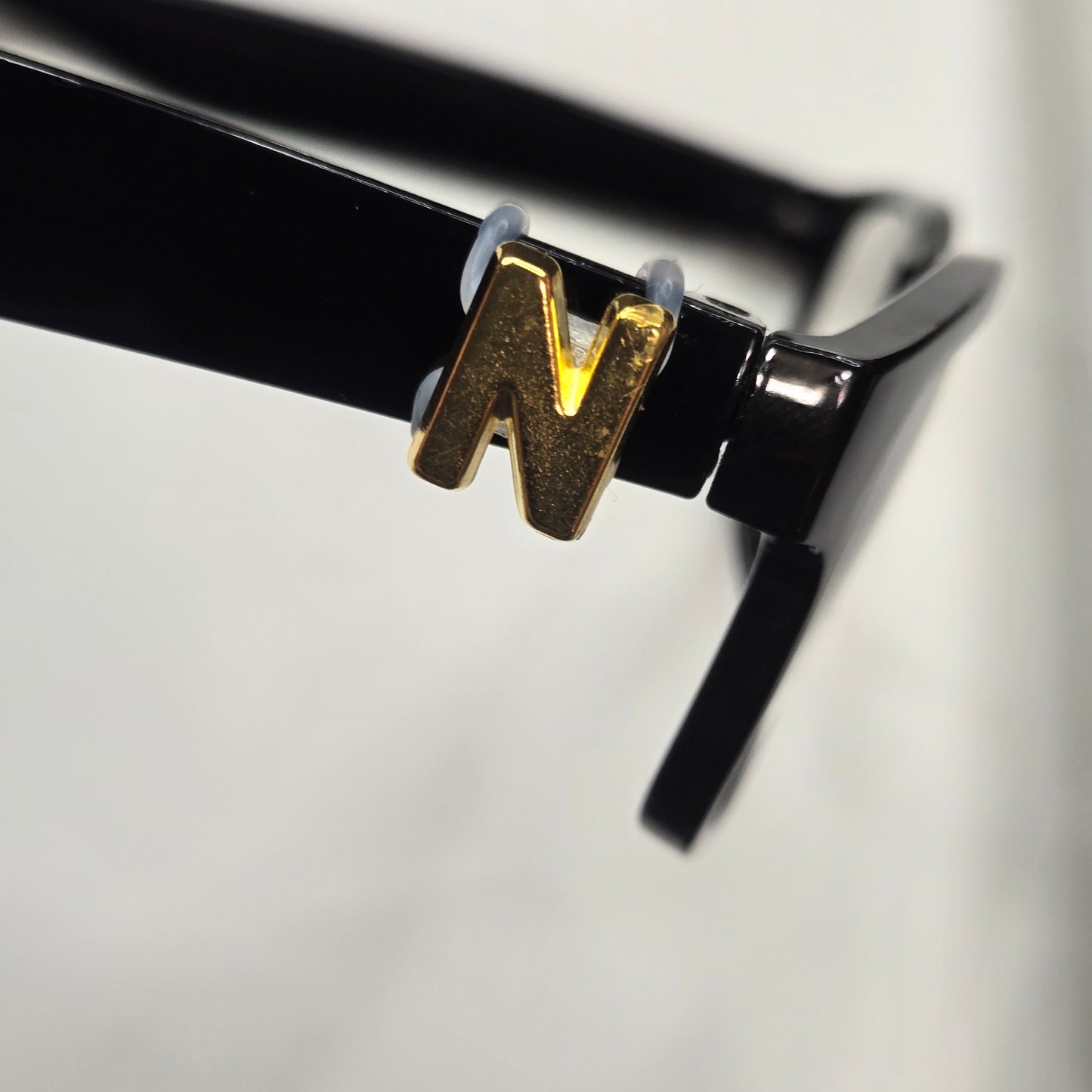 N Initial Gold EyeDeco