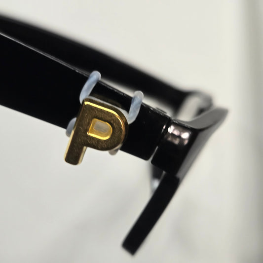 P Initial Gold EyeDeco