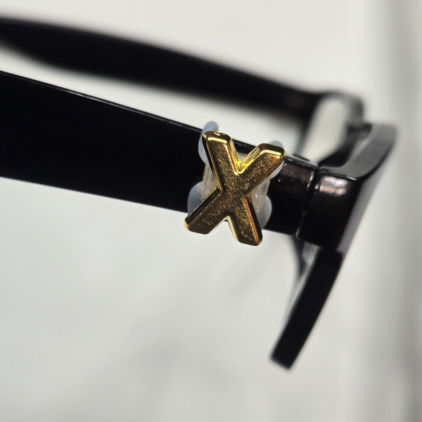 X Initial Gold EyeDeco