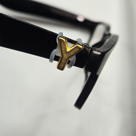 Y Initial Gold EyeDeco