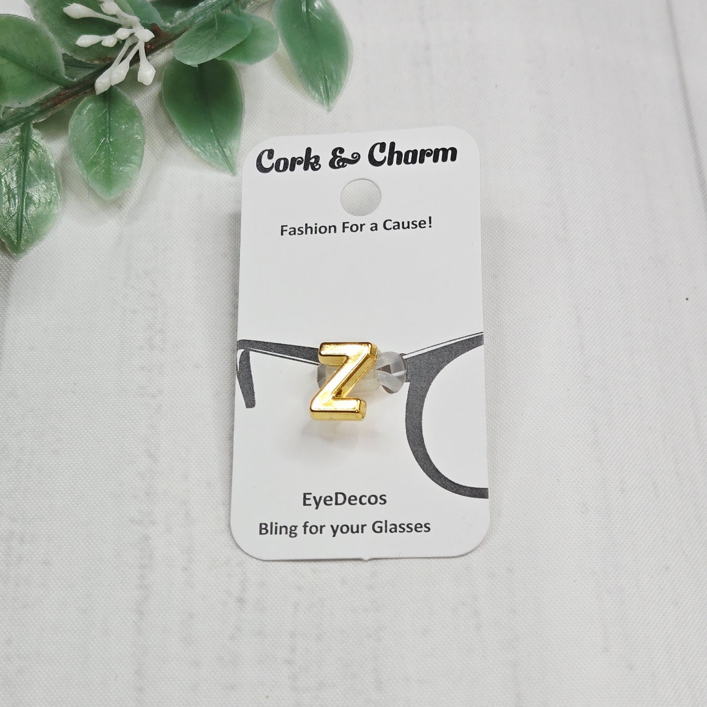 Z Initial Gold EyeDeco
