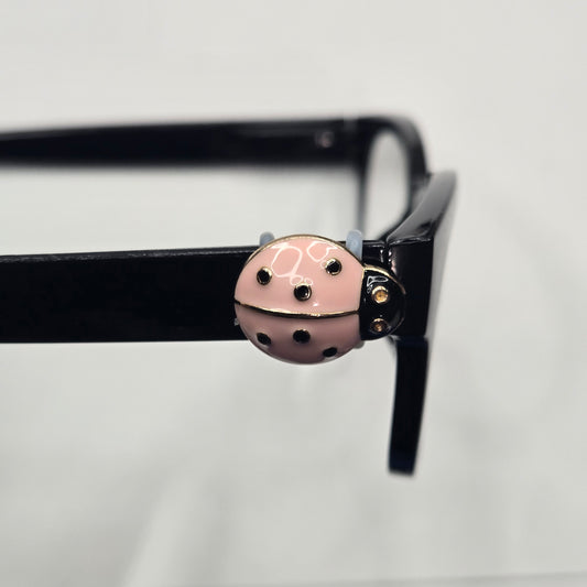Pink Ladybug Enamel EyeDeco