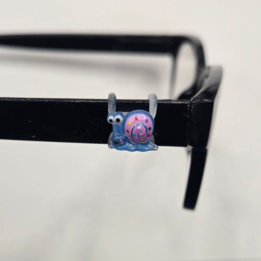 Blue Purple Snail Resin EyeDeco