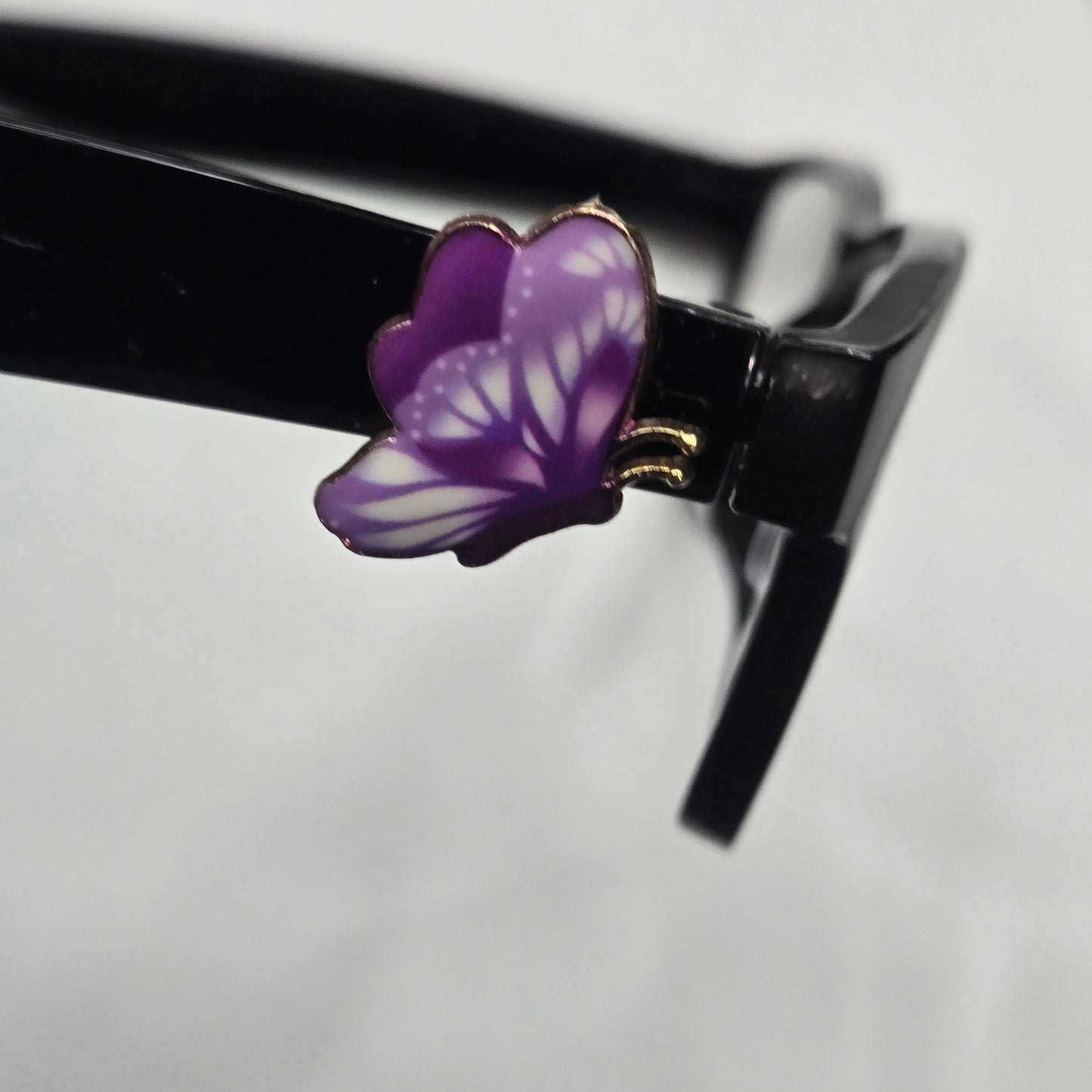 Purple Butterfly Enamel EyeDeco
