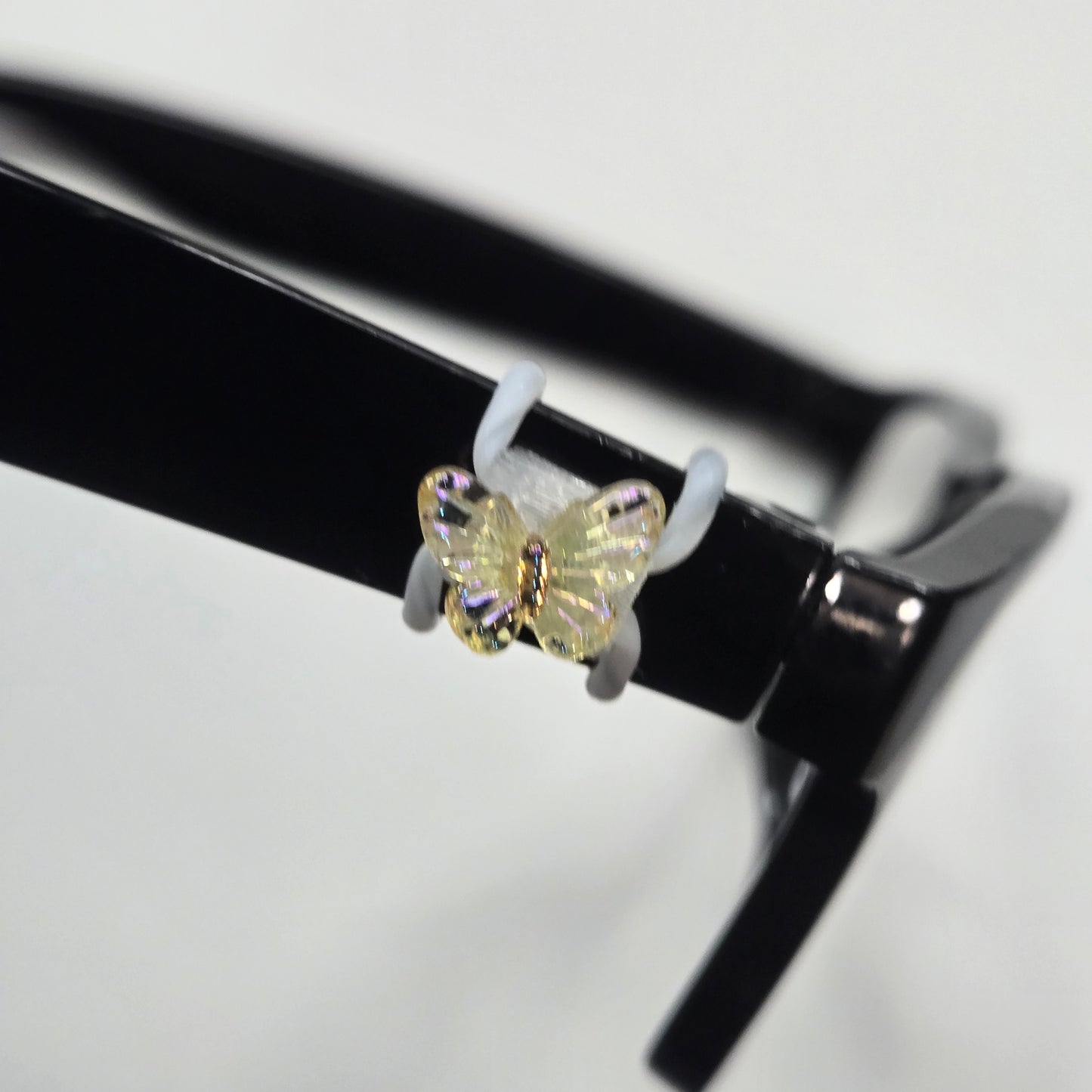 Mini Yellow Butterfly Resin EyeDeco