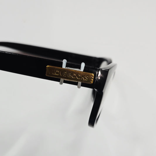 I Love Books Book Gold Metal EyeDeco