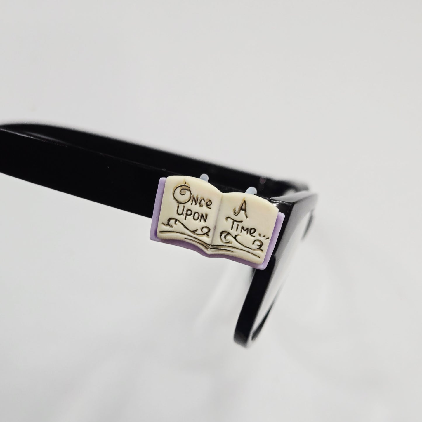 Purple Once Upon a Time Open Book Resin EyeDeco