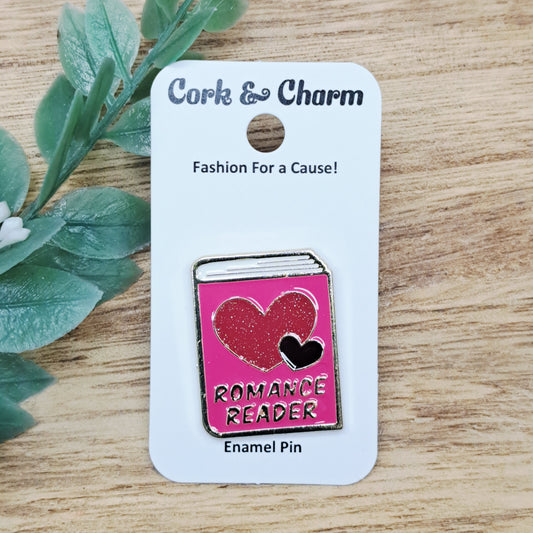 Romance Reader Book Enamel Pin
