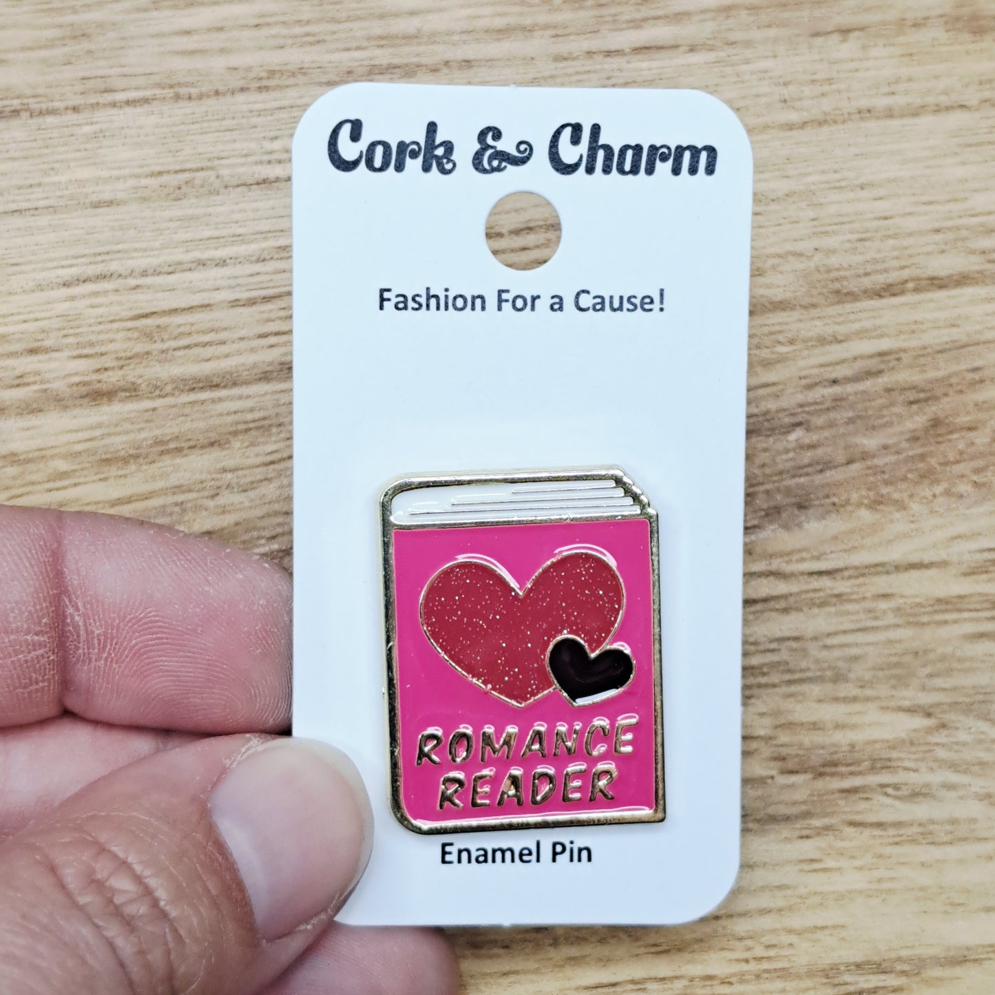 Romance Reader Book Enamel Pin